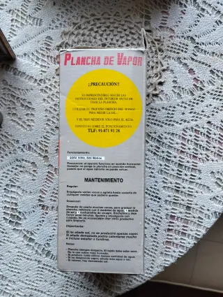 Plancha de Vapor Portátil