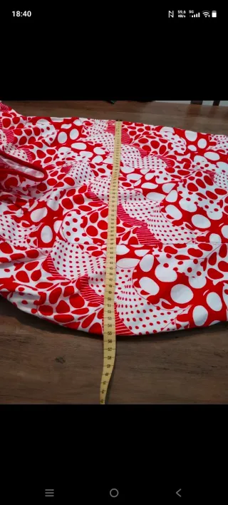 Vestido Flamenca Rojo y Blanco