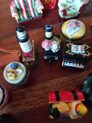 Lote miniaturas porcelana decorativas