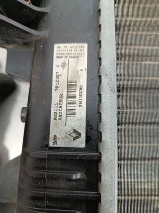 RADIADOR AGUA Renault Megane III Berlina 5P (2008->2015)