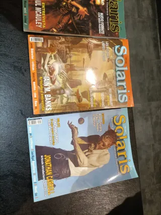 3 revistas Solaris número 21, 23 y 26