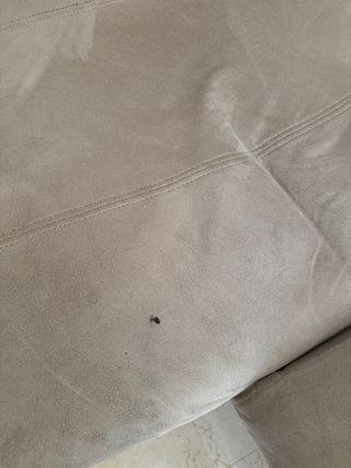 Sofá Chaiselongue Beige Tela