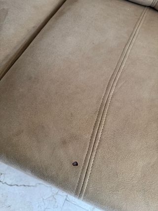 Sofá Chaiselongue Beige Tela