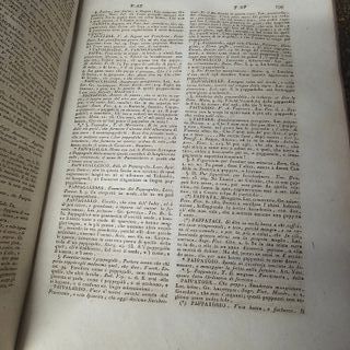 Dizionario lingua italiana 1800
