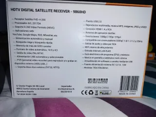 Receptor Satélite Iris 9860HD