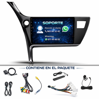 PANTALLA GPS TOYOTA COROLLA 2017-2019 CARPLAY