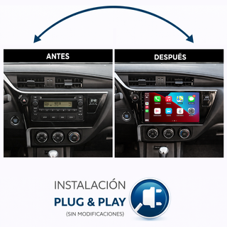 PANTALLA GPS TOYOTA COROLLA 2017-2019 CARPLAY