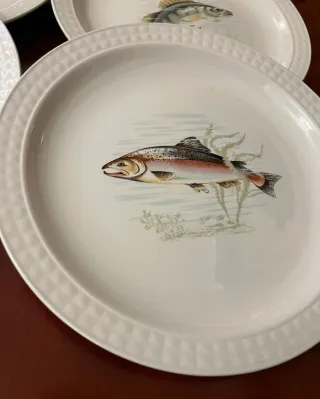 Vajilla Vintage Peces Cerámica