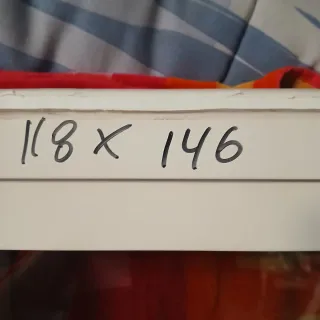 Ventana corredera de aluminio blanca 2 unidades..