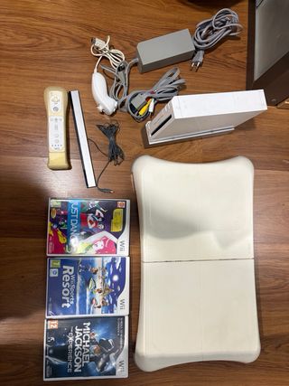 Nintendo Wii con 3 juegos