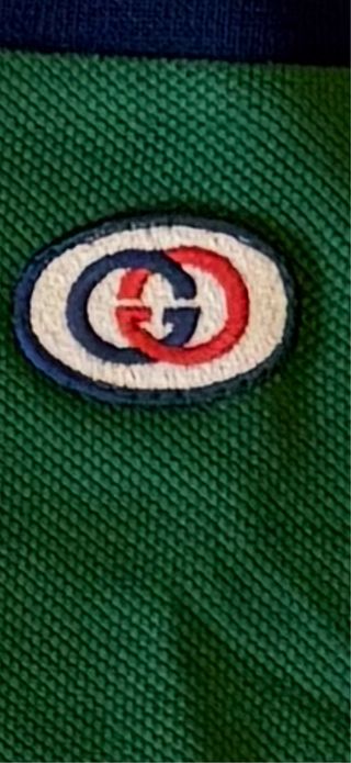 Polo Gucci Verde y Azul