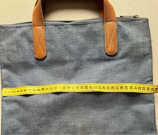 Bolso Herschel Azul y Marrón