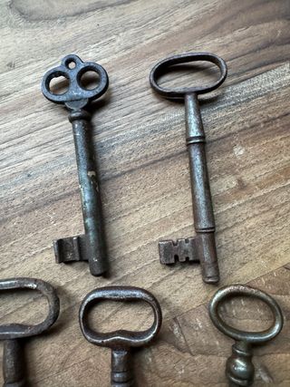 Lotto 14 Chiavi Antiche Ferro Battuto XIX/XX Sec.