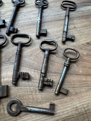 Lotto 14 Chiavi Antiche Ferro Battuto XIX/XX Sec.