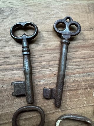 Lotto 14 Chiavi Antiche Ferro Battuto XIX/XX Sec.