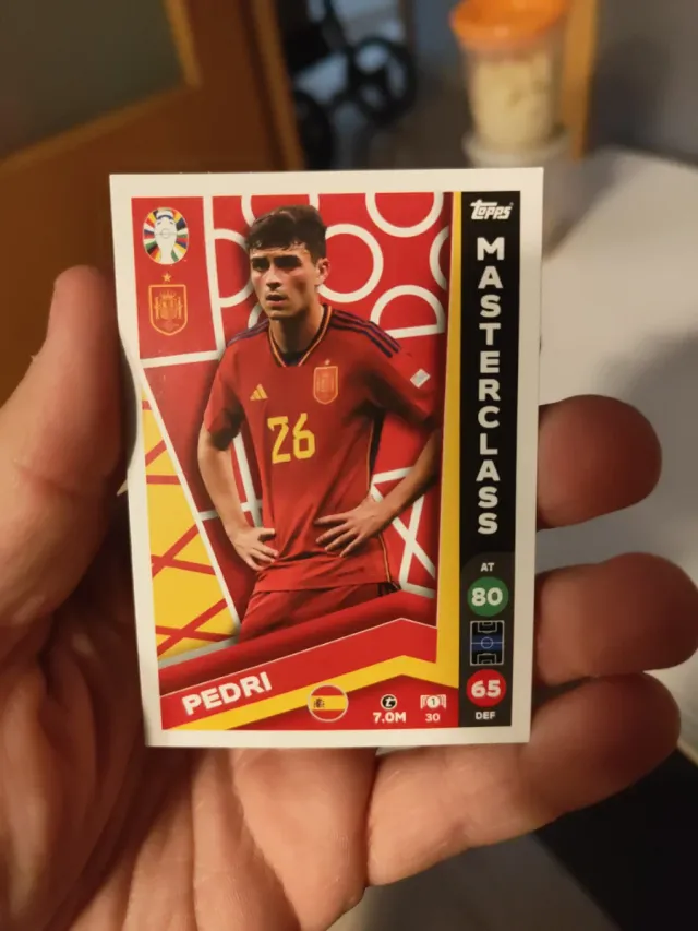 Cromo Pedri Masterclass Topps España