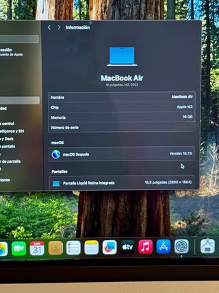 MacBook Air 15" M2 | 16GB RAM | 1TB SSD 48 CICLOS