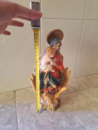Figura Virgen María con Niño