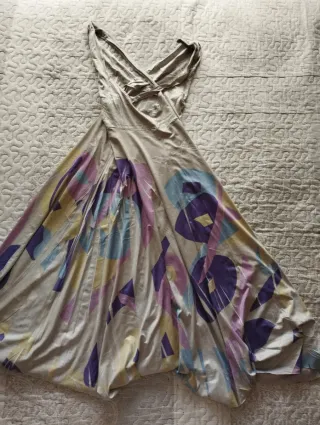 Vestido estampado talla M