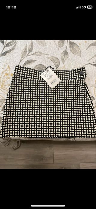 Falda mini lunares M/38/10