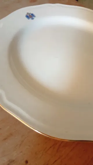 9 Piatti piani Royal Kent Vintage in porcellana