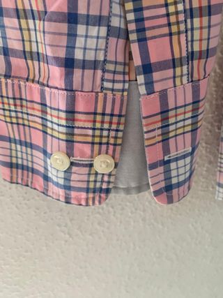 CAMISA GANT BLEECKER POPLIN XXL - CUADROS ROSA