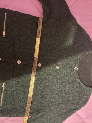 Cardigan vintage verde scuro
