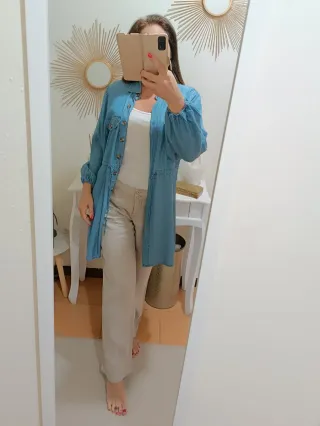 Camicia lunga jeans donna Yamamay