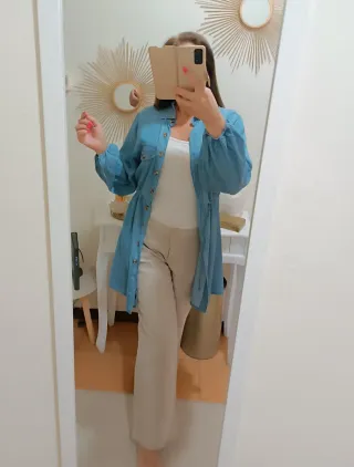 Camicia lunga jeans donna Yamamay