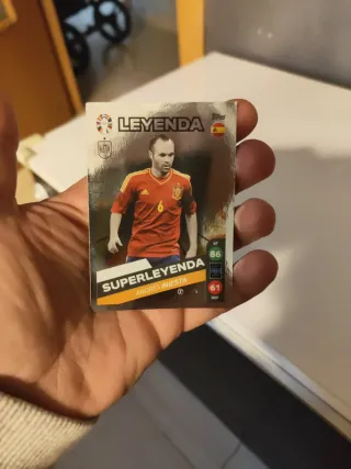 Cromo Leyenda Iniesta - Topps