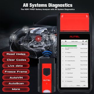 Autel BT608(E) Analizador Batería + Memory Saver