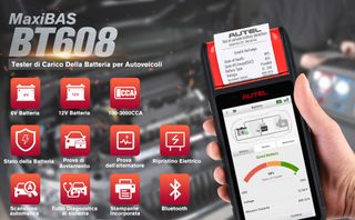 Autel BT608(E) Analizador Batería + Memory Saver