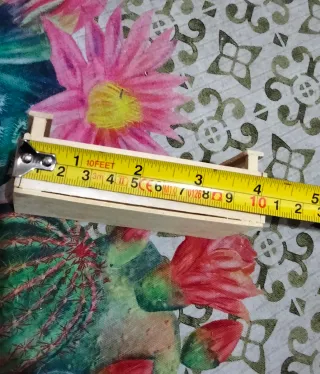 Cassetta scatola di legno calamita frigo