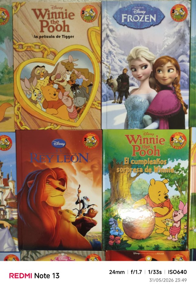 libros Disney, 6 € unidad o lote 90€