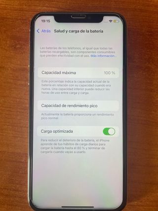 iPhone X 64 GB blanco 100% salud bateria