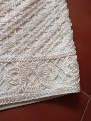 Minigonna H&M ricamata bianca