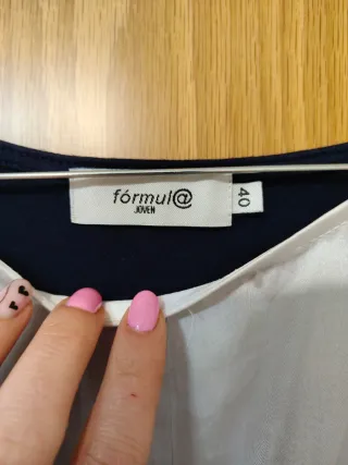 Blusa Fórmula Joven Estilo Mayólica T40