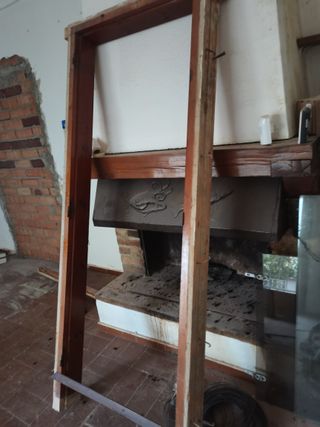 2 Puertas Madera (1 con marco)