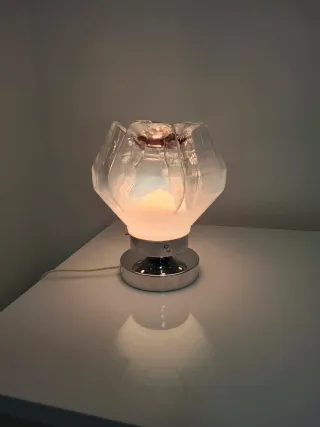 Lampada vintage vetro e metallo