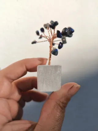 Árvore de cristal decorativa