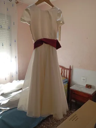 Vestido de dama de honor de niña talla 8-10