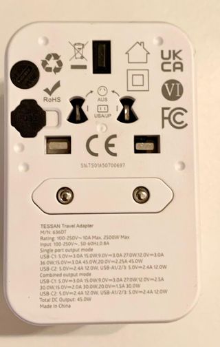 TESSAN Adattatore Universale Viaggio GaN Ricarica