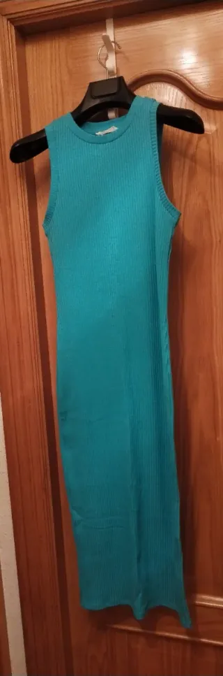 Vestido midi tubo canalé Primark