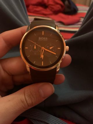 Reloj Hugo Boss Marrón y Dorado
