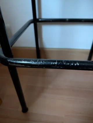 2 Taburetes Altos Negros