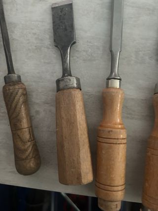 Juego de 6 formones para madera