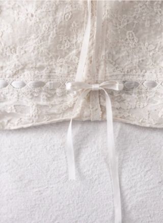 Top Vannina Vesperini Paris Renda Branco Tamanho Ú