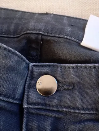 Vaqueros pitillo negros