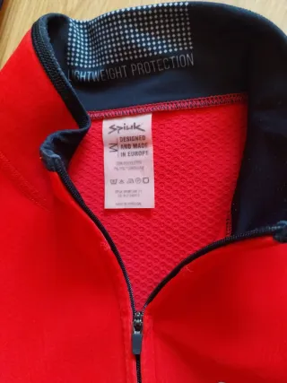 Chaqueta Ciclismo Spiuk Roja y Negra ORIGINAL