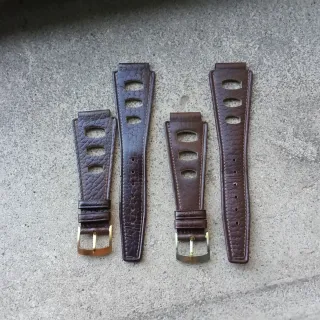 Cinturino Vitello Martellato Vintage Marrone